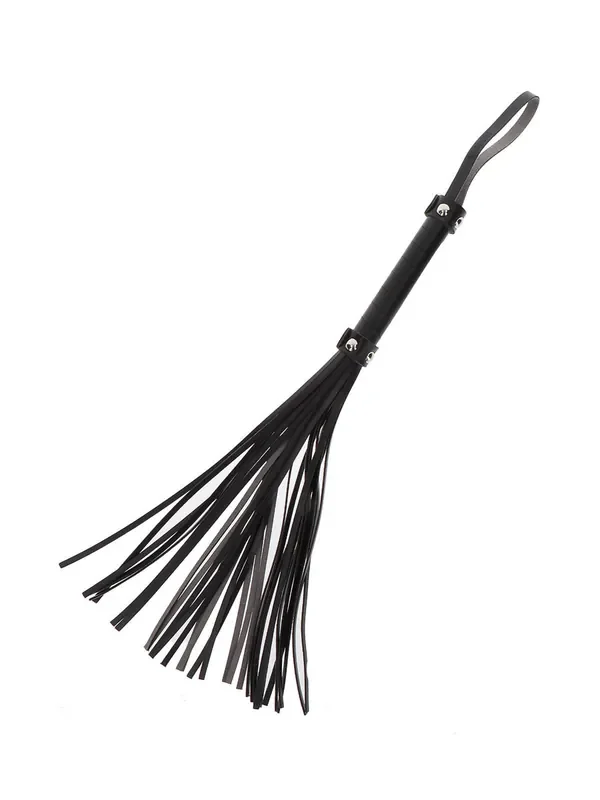 TABOOM Large Whip Kunstleder-Peitsche, schwarz