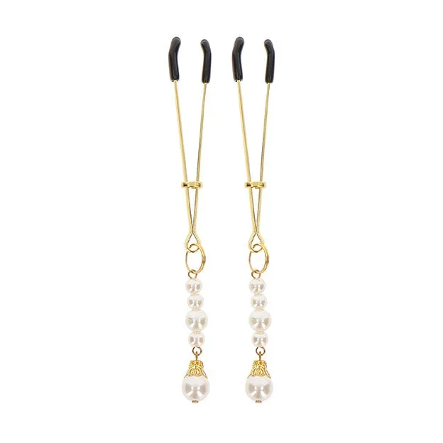 Taboom Tweezer with Pearls (gold)