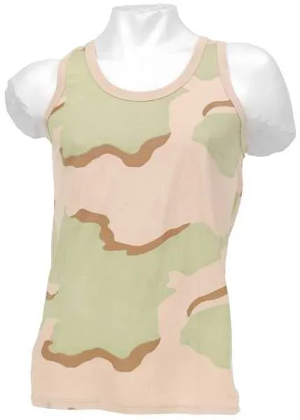 Tank-Top US-Style 3-Farben-Desert