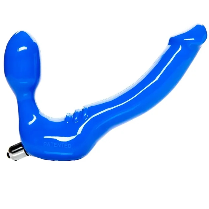 Tantus Feeldoe Schmaler Umschnalldildo Blau 15 cm