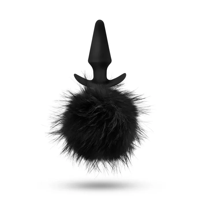Temptasia – Häschenschwanz-Bommel-Analplug – Schwarz