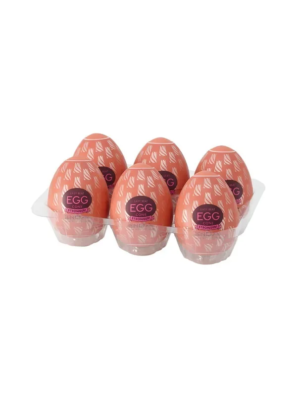 Tenga Egg Cone Stronger Einweg-Masturbator, 6er Set