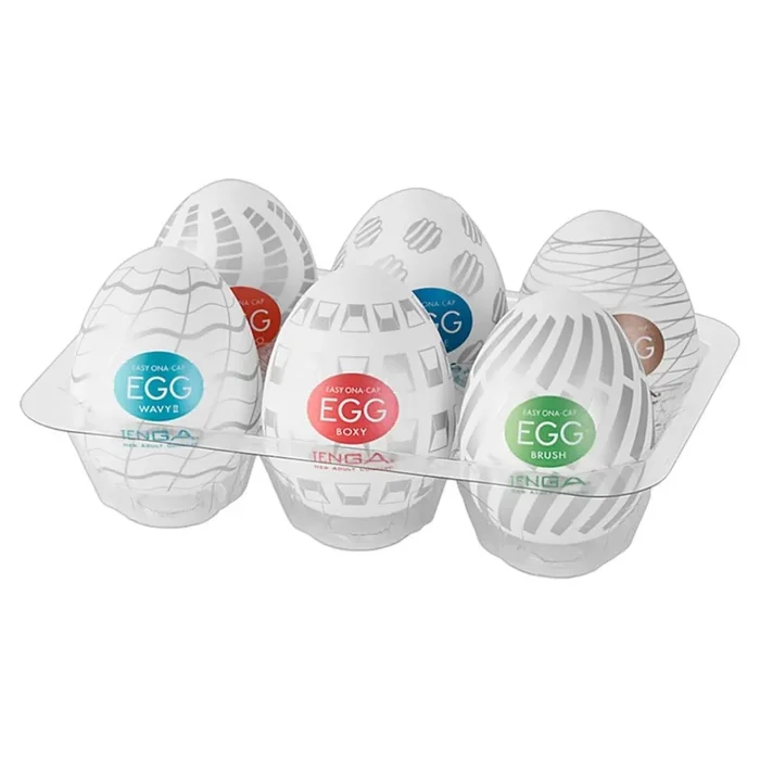 Tenga-Ei Masturbator-Set „Egg Variety Pack New Standard“, 6-teilig