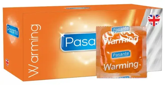 Texturierte Kondome WARMING Pasante x144