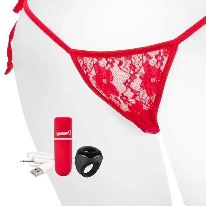 The Screaming O – Charged Remote Control Panty Vibe Red