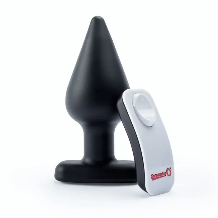 The Screaming O – Vibrating Plug XL Black