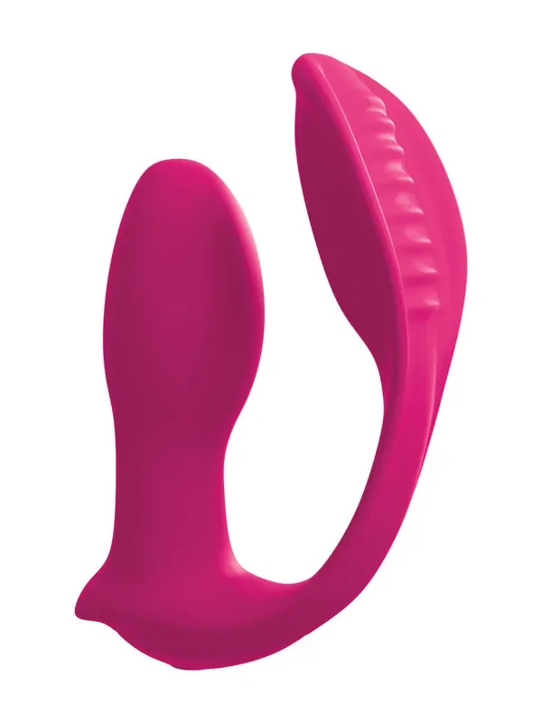 Threesome Double Ecstasy Doppel-Vibrator, pink