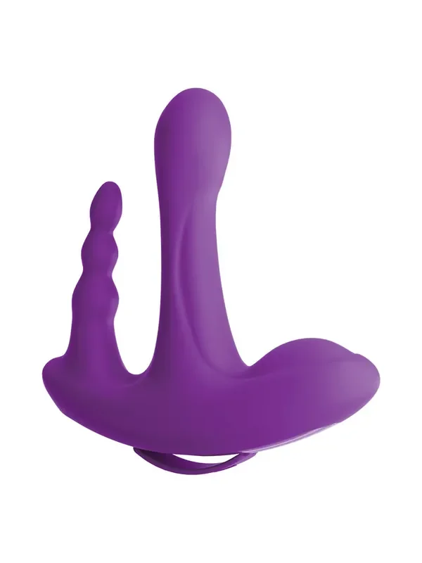 Threesome Rock N‘ Ride Multi-Vibrator, lila