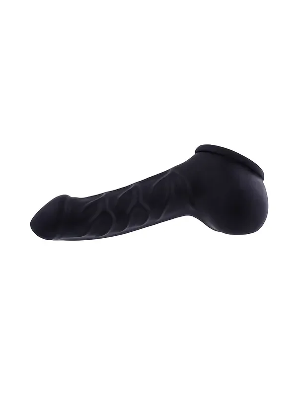 Toylie Franz Latex-Penis-Hodenhülle, schwarz