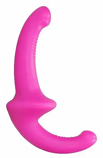 Trägerloser Strap-on Dildo – Rosa