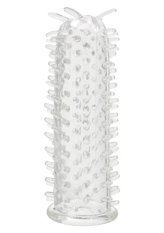 Transparente Penishülle mit Noppen