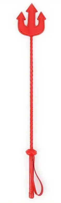 Trident-Peitsche 65cm Rot