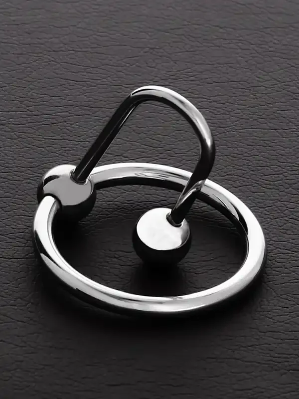 Triune Sperm Stopper Plug with Ring Edelstahl-Eichelring mit Plug