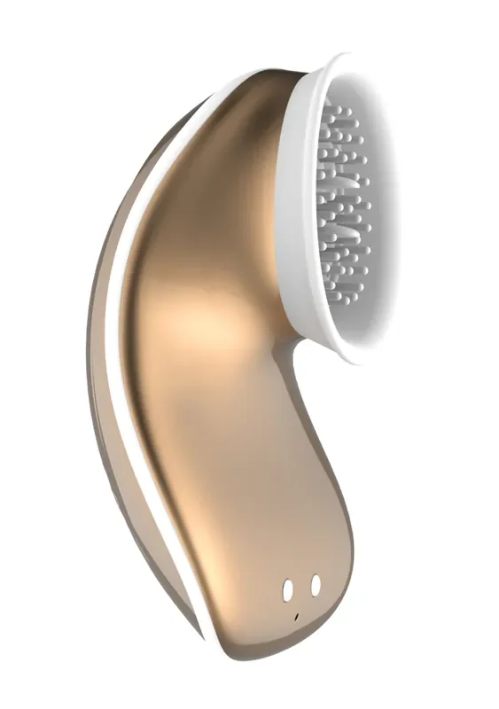 Twitch Hands – Saugender und vibrierender Klitoris-Stimulator – Gold
