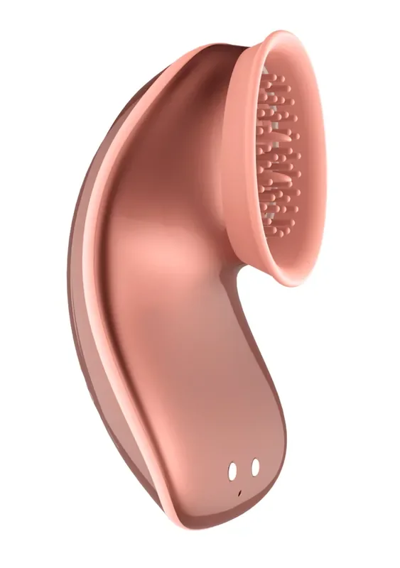 Twitch Hands-Free – Saugender und vibrierender Klitorisstimulator – Rosa