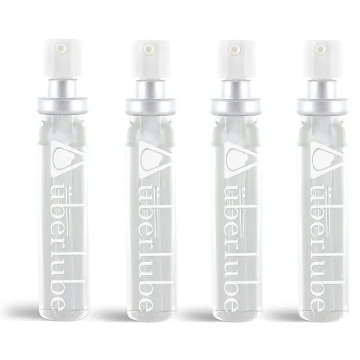 Überlube – Silikon-Gleitmittel für unterwegs – 4 x 15 ml Nachfüllpackungen