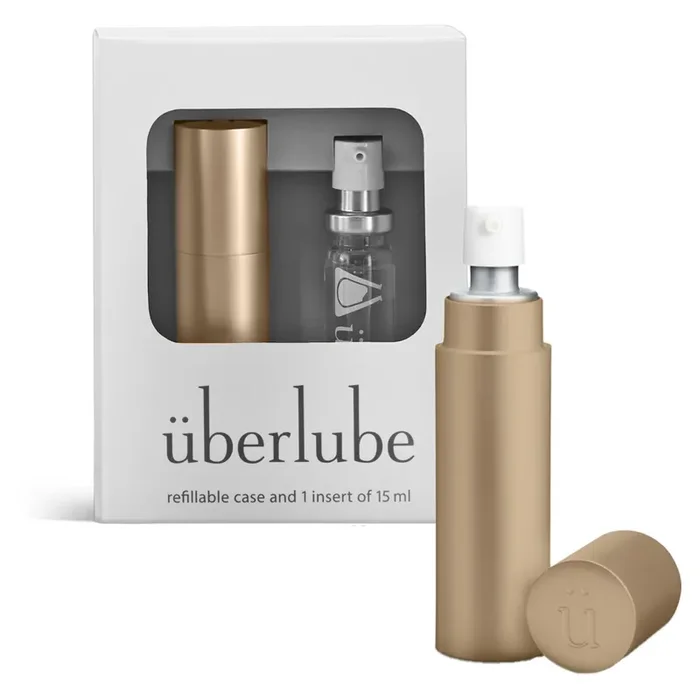 Uberlube – Silikon-Gleitmittel Paket zum Mitnehmen für die Reise – Gold