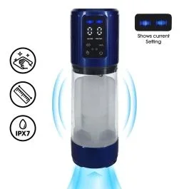 UltraLift Automatische Wasserdichte Masturbator Penispumpe – Blau