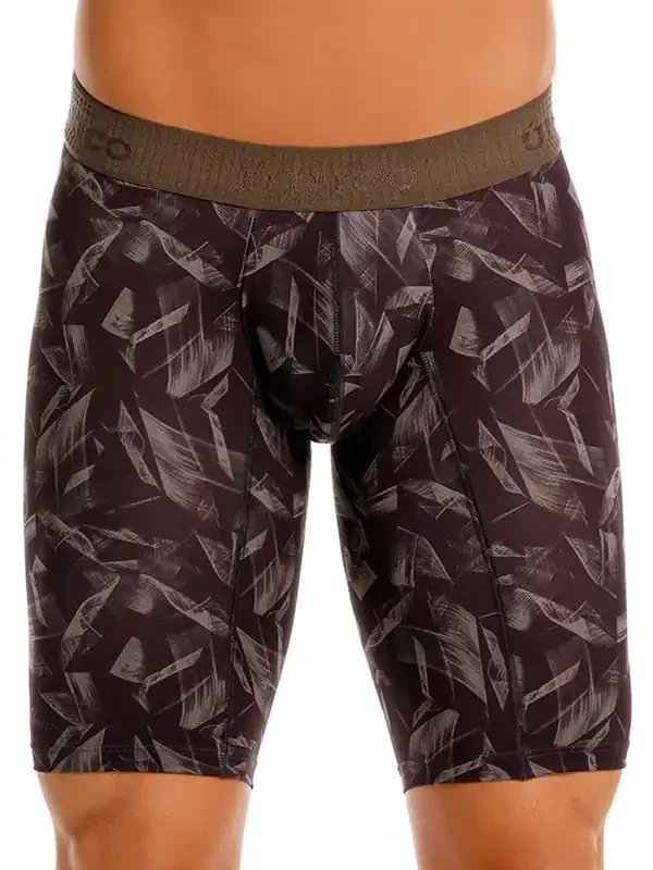Unico Indeleble Athletic Boxer, schwarz/oliv