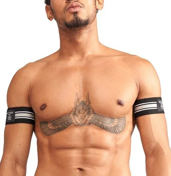 Urban Club Bizeps-Armbinde Grau x2
