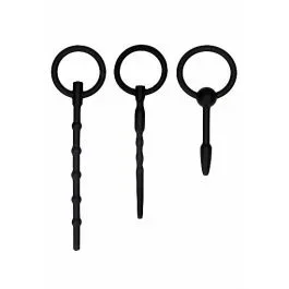 Urethral-Sounding-Plug-Set – Schwarz