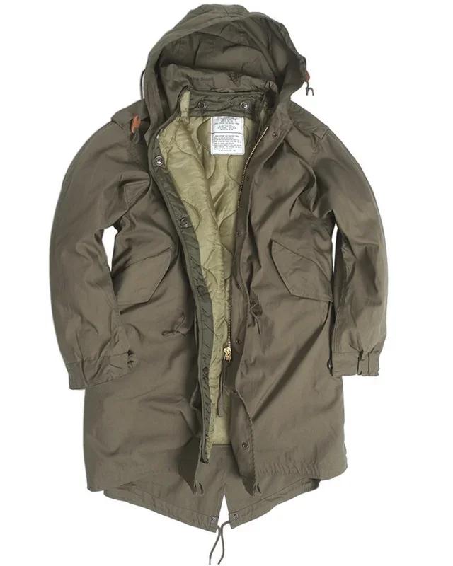 US Parka M51 mit Futter (Grösse: L, Farbe: Oliv)