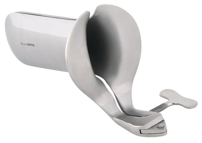 Vaginalspekulum in Silber