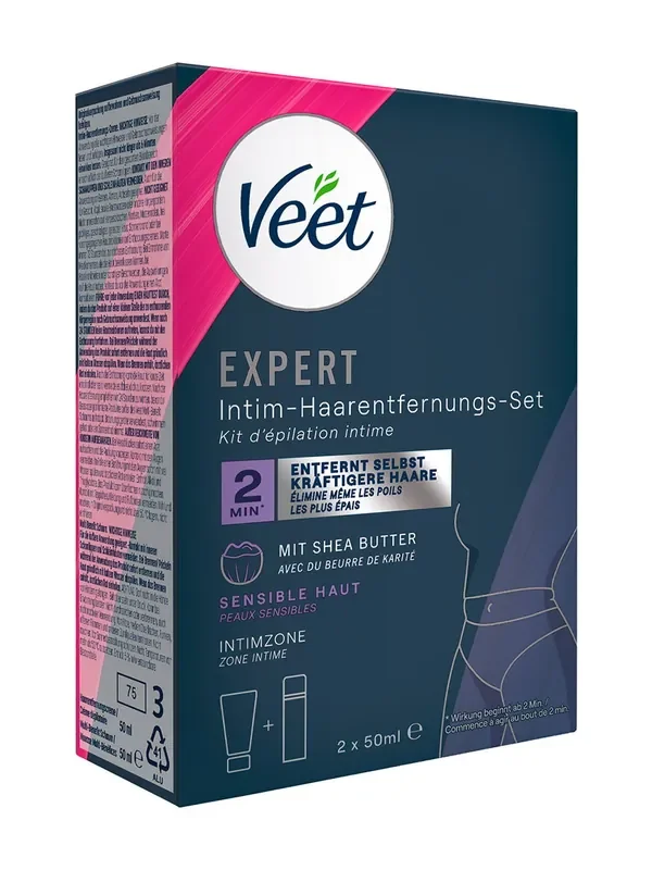 Veet EXPERT Intim-Haarentfernungs-Set (100 ml)