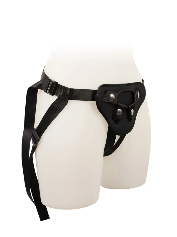 Vegan Fetish Strap-On Harness, schwarz