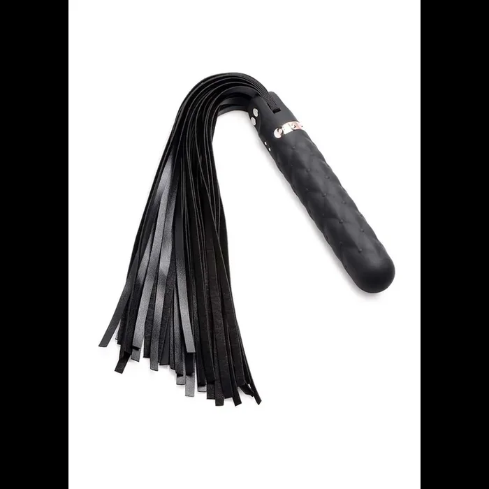 Vibra-Lasher – Vibrating Silicone Dildo Flogger