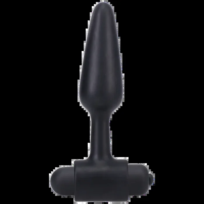Vibrating Butt Plug – 4 / 10 cm – Black