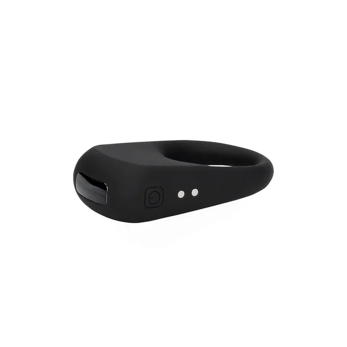Vibrating Cock Ring – Licorice Black