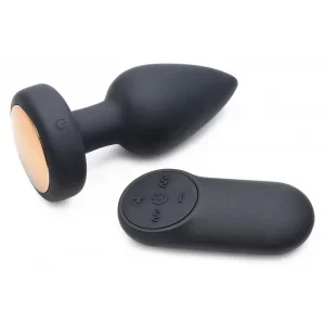 Vibrating Light Up Plug Small 7,5 x 3,5 cm