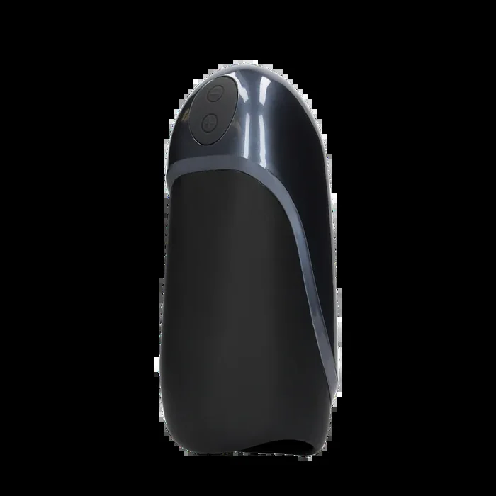 Vibrating Masturbator Sleeve – Licorice Black