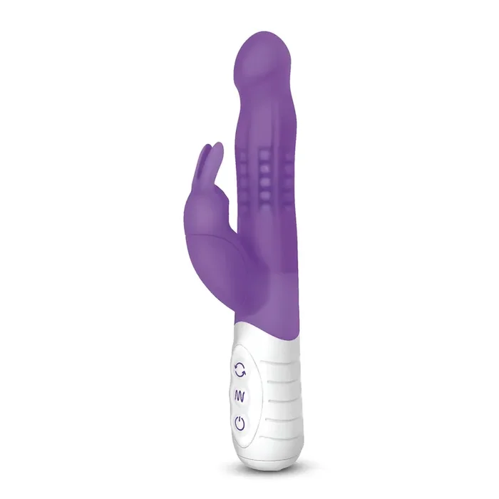 Vibrator mit Klitorisreitzer und Stimulationsperlen
