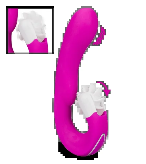 Vibrator mit Klitorisstimulator Alicia