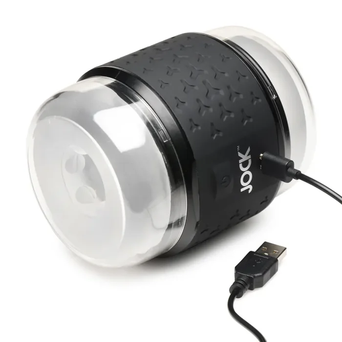 Vibrierender Doppel-Stroker – Schwarz