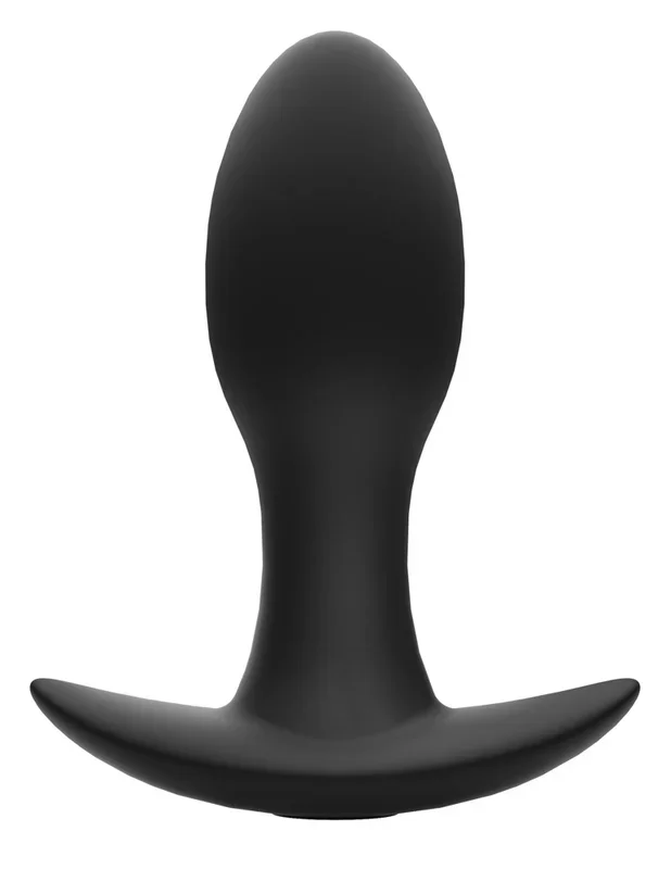 Vibro-Analplug mit 20 Vibrationsmodi und Basis ANOS Schwarz