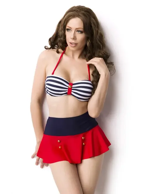 Vintage-Bandeau-Bikini