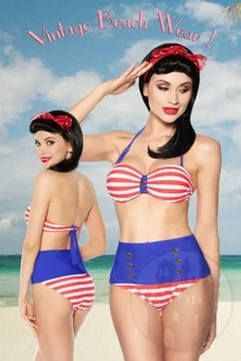 Vintage Bandeau- Bikini