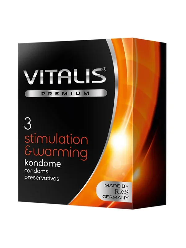 Vitalis Stimulation & Warming Kondome 3er Pack
