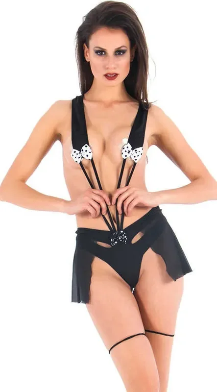 Vixson Body mit Schleifen und Punkten