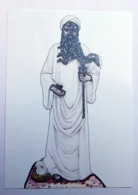 Voodoo Orisha Gebetskarte ‚Obatala‘