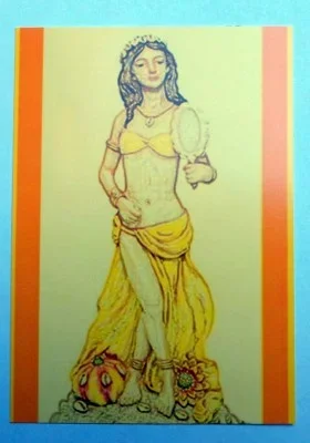 Voodoo Orisha Gebetskarte ‚Oshun‘