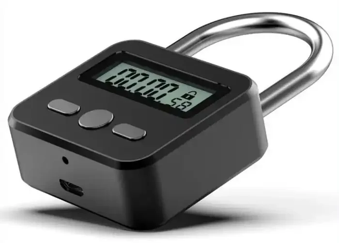 Vorhängeschloss mit automatischer Entriegelung TIME LOCK 99h