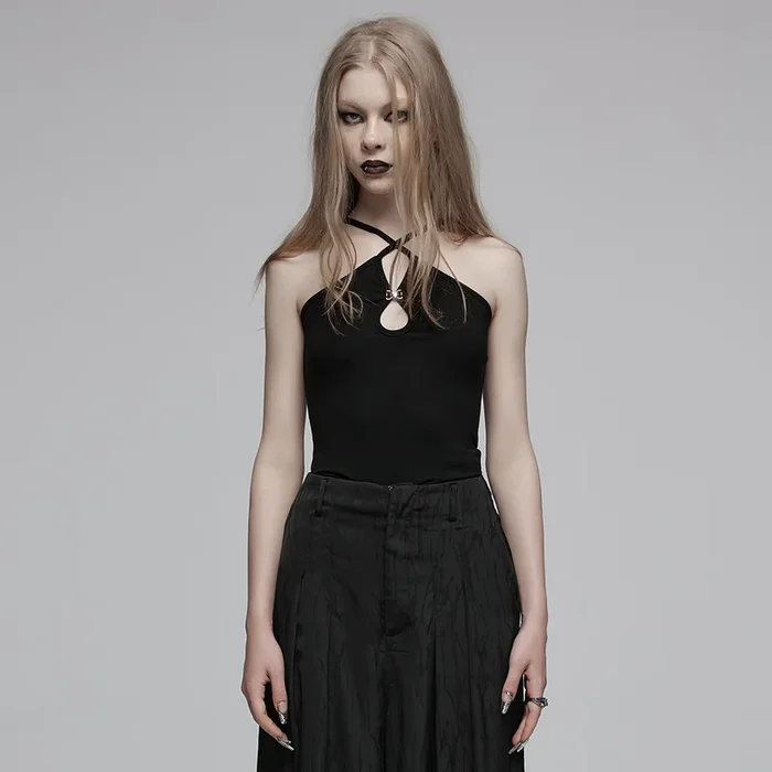 Wandelbares Casual Gothic Halterneck Top