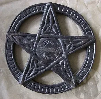 Wandrelief Pentagramm klein