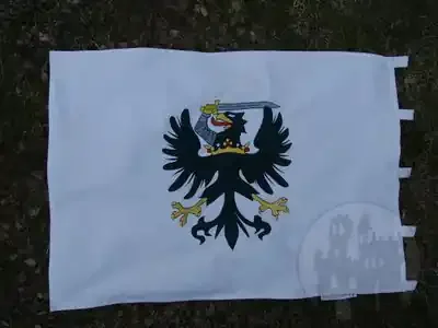 Wappenfahne mit Adler