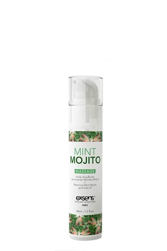 Wärmendes Massageöl mit Geschmack – Mojito