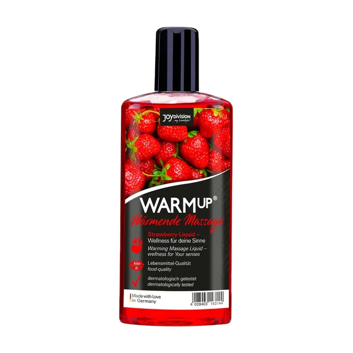 WARMup – Flavored Warming Lubricant – Strawberry – 5 fl oz / 150 ml